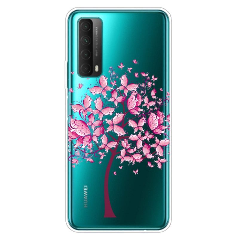 Hülle Huawei P Smart 2021 Handyhülle Durchsichtiger Baum Im Wahnsinn