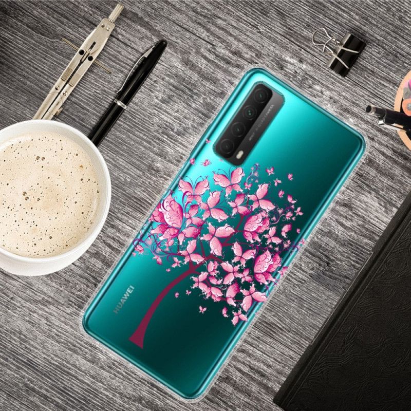 Hülle Huawei P Smart 2021 Handyhülle Durchsichtiger Baum Im Wahnsinn