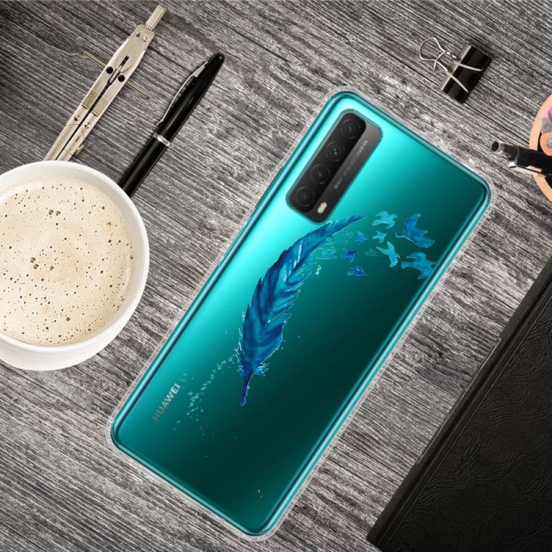 Hülle Huawei P Smart 2021 Handyhülle Schöne Feder