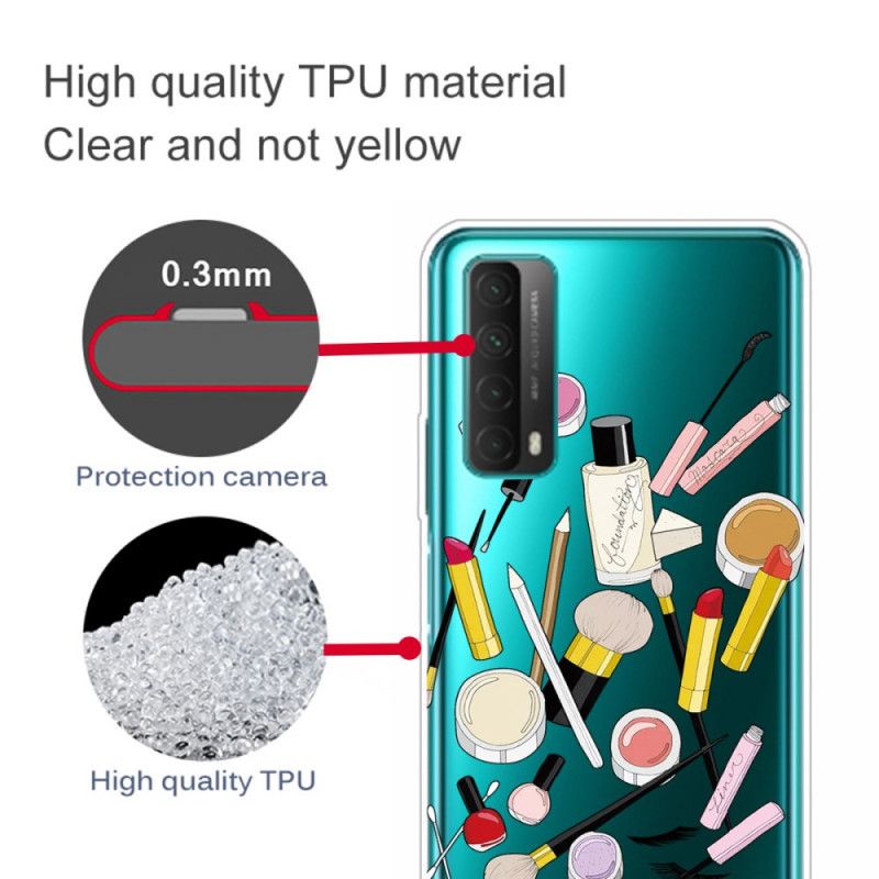 Hülle Huawei P Smart 2021 Handyhülle Top Make-Up