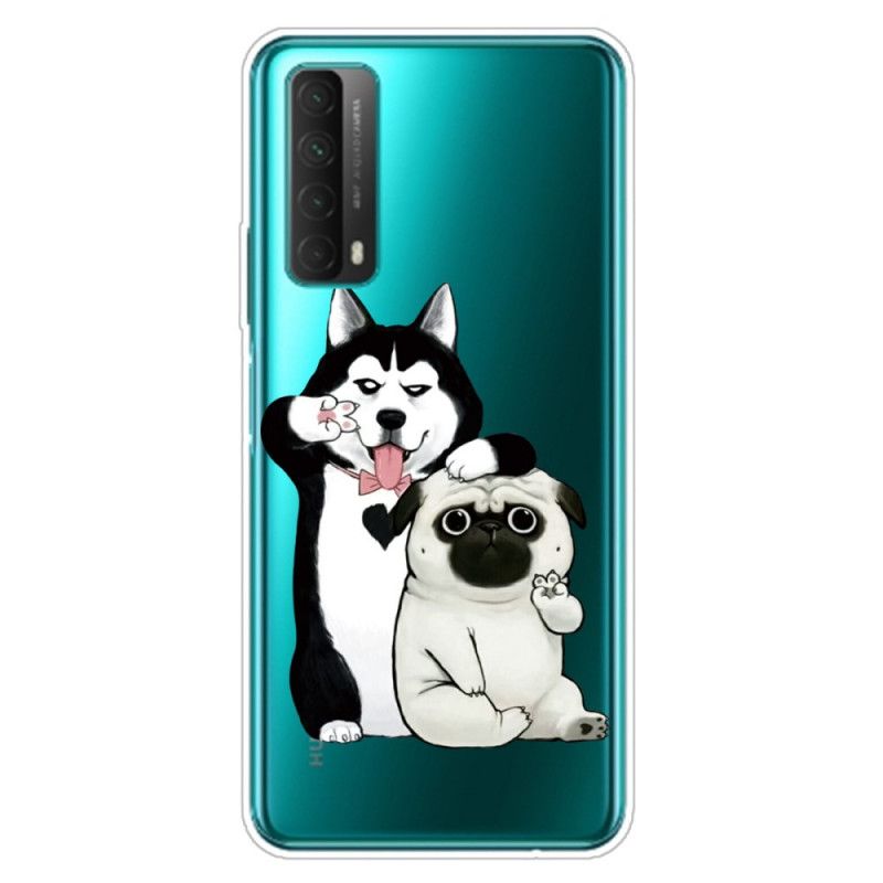 Hülle Huawei P Smart 2021 Lustige Hunde