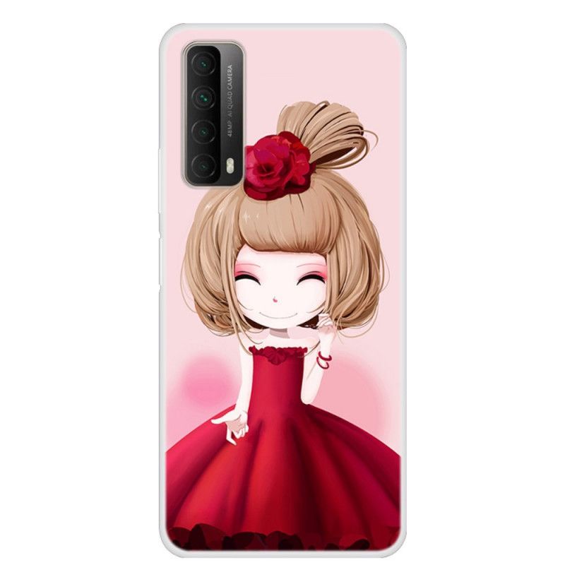 Hülle Huawei P Smart 2021 Manga Lady