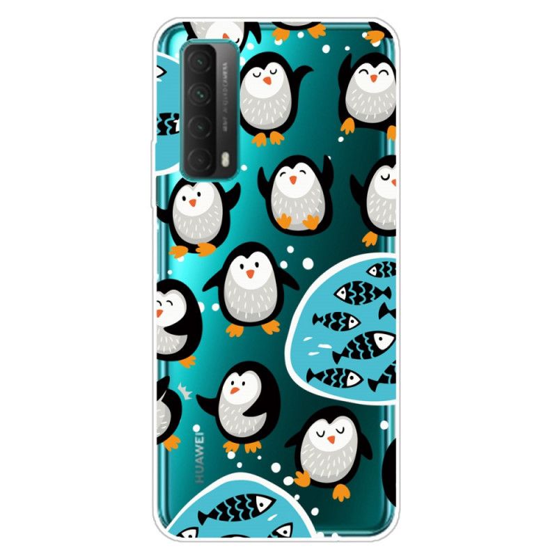 Hülle Huawei P Smart 2021 Pinguine Und Fische