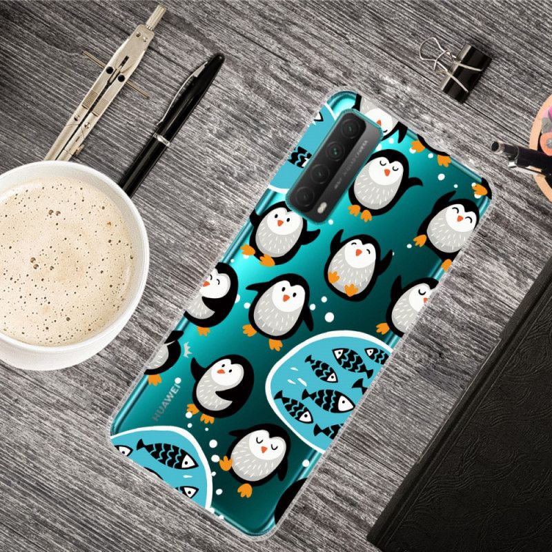 Hülle Huawei P Smart 2021 Pinguine Und Fische