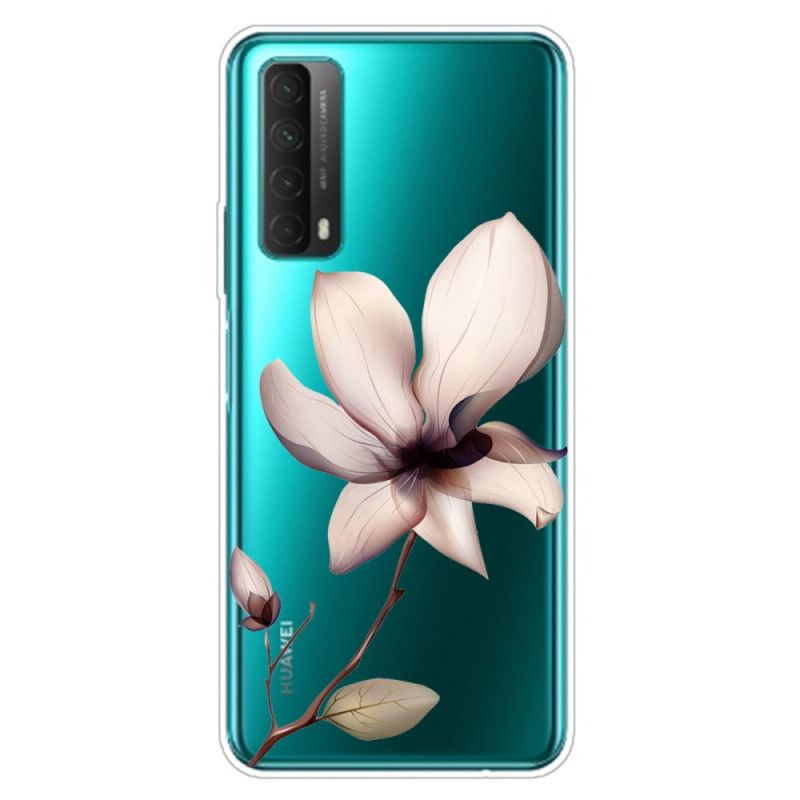 Hülle Huawei P Smart 2021 Pink Blumen