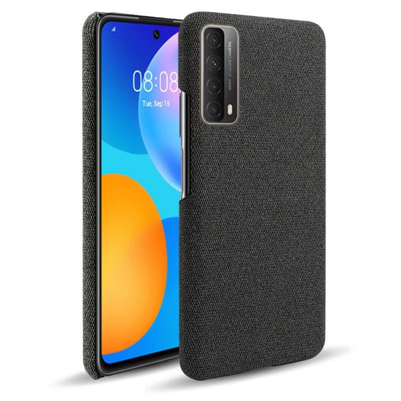 Hülle Huawei P Smart 2021 Schwarz Ksq Stoffstruktur
