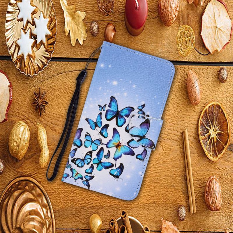 Lederhüllen Für Huawei P Smart 2021 Flug Der Tanga-Schmetterlinge