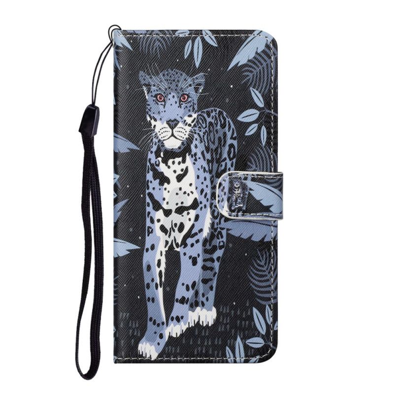 Lederhüllen Huawei P Smart 2021 Leopard Mit Tanga