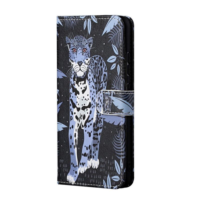 Lederhüllen Huawei P Smart 2021 Leopard Mit Tanga