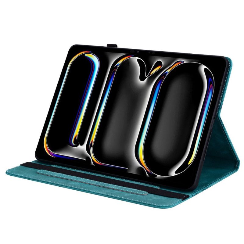 Case Für iPad Pro 13 (2025) Herzförmiger Wildleder-effekt