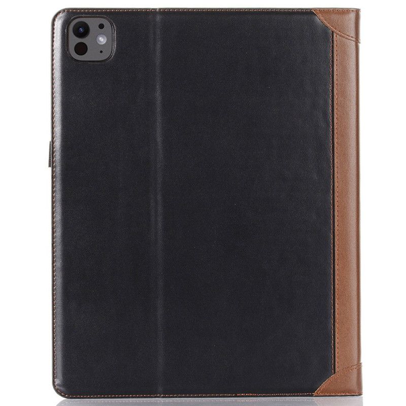 Case Für iPad Pro 13 (2025) Zweifarbiges Kunstleder