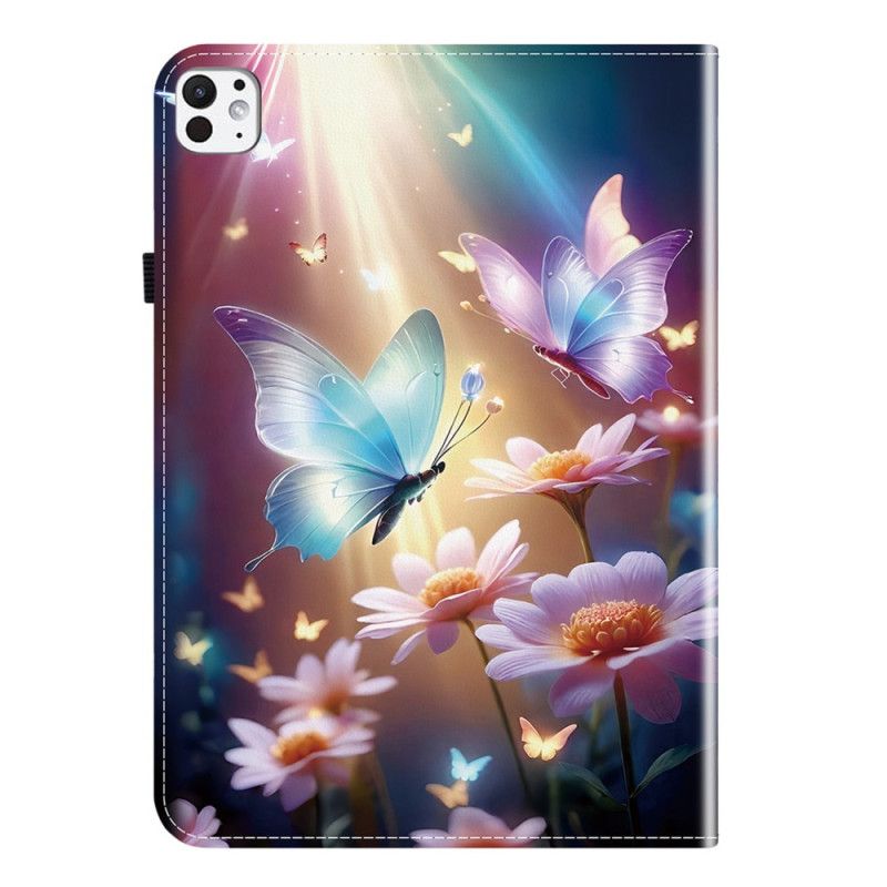 Case iPad Pro 13 (2025) Leuchtende Schmetterlinge
