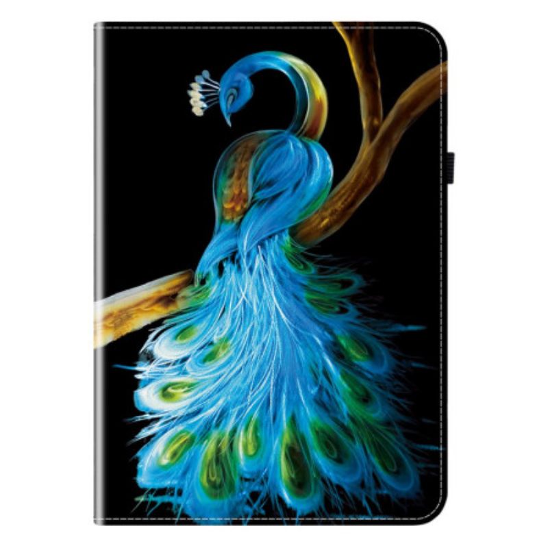 Case iPad Pro 13 (2025) Pfauenmuster