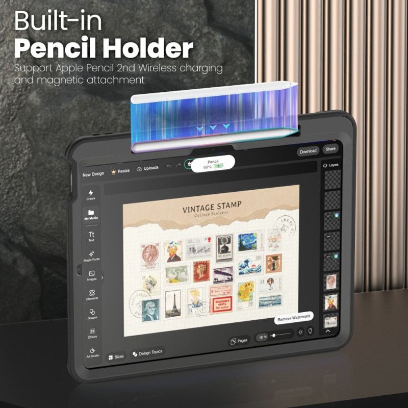 Hülle Für iPad Pro 13 (2025) Intelligentes Design