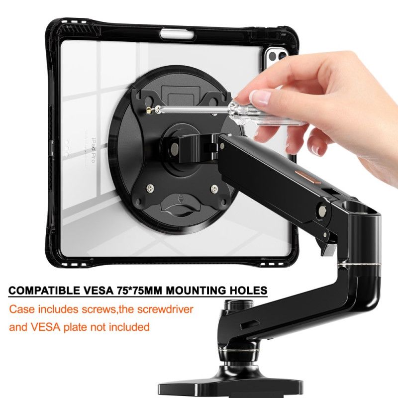 Hülle Für iPad Pro 13 (2025) Transparent Mit Ständer