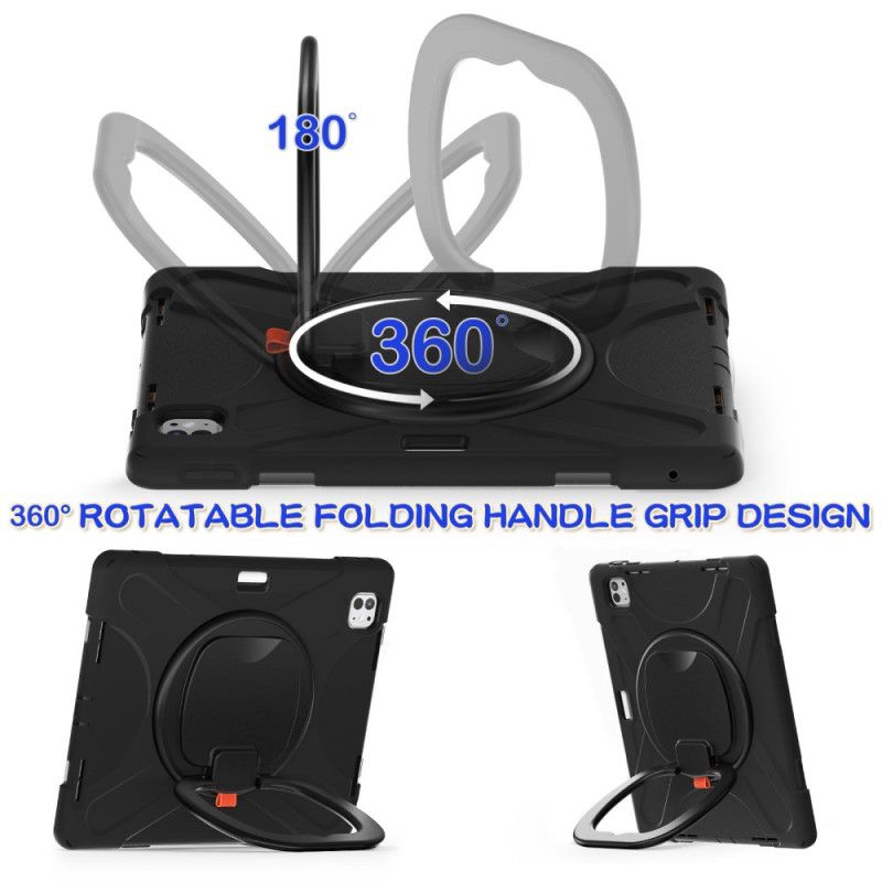 Hülle iPad Pro 13 (2025) Drehbarer Ständer Und Griff