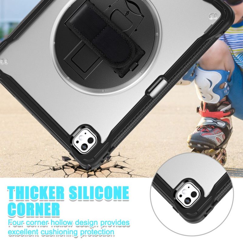 Hülle iPad Pro 13 (2025) Ständer Und Drehbare Handschlaufe