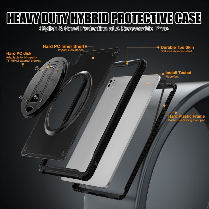 Hülle iPad Pro 13 (2025) Transparent Mit Ständer