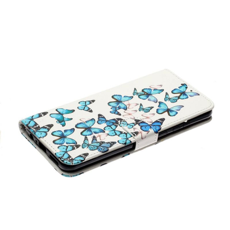Flip Case Huawei Y6p Unzählige Schmetterlinge