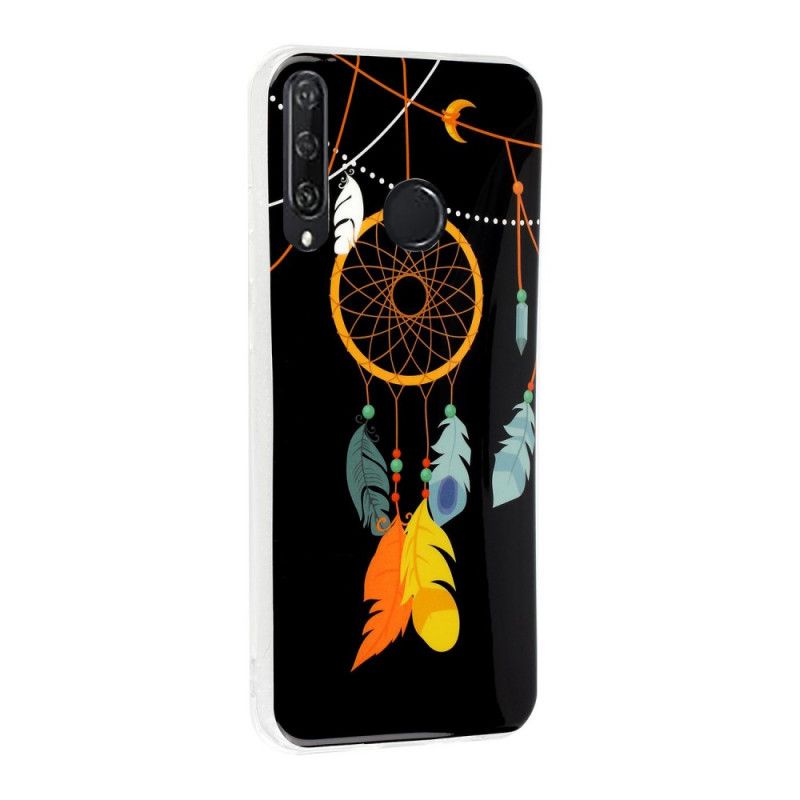 Hülle Huawei Y6p Fluoreszierender Einzigartiger Traumfänger