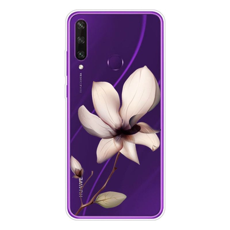 Hülle Huawei Y6p Magenta Premium Blumen