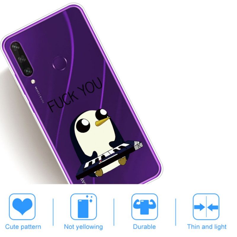 Hülle Huawei Y6p Pinguin Fick Dich