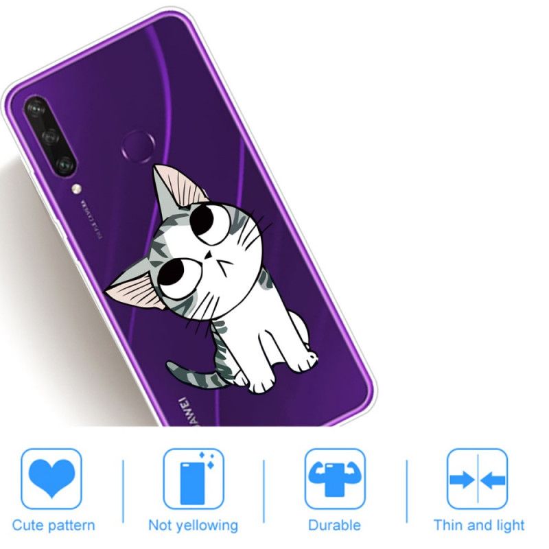 Hülle Huawei Y6p Schwarz Pass Auf Die Katzen Auf