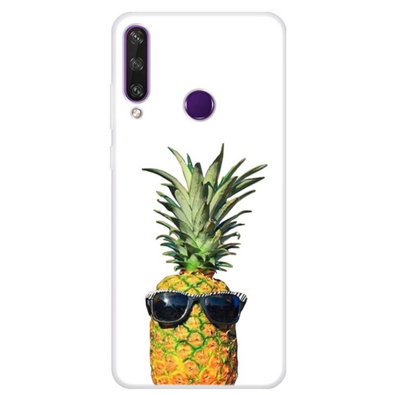 Hülle Huawei Y6p Transparente Ananas Mit Gläsern