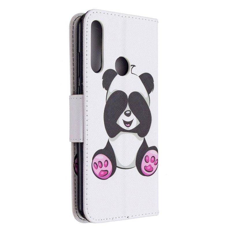 Lederhüllen Huawei Y6p Handyhülle Lustiger Panda