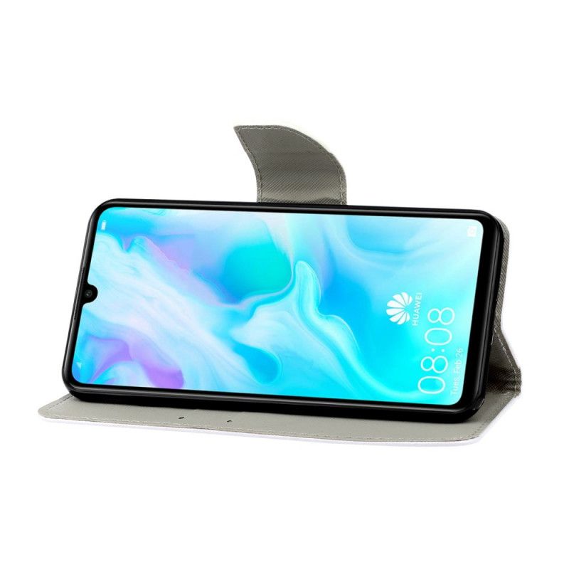 Lederhüllen Huawei Y6p Handyhülle Tangagänseblümchen