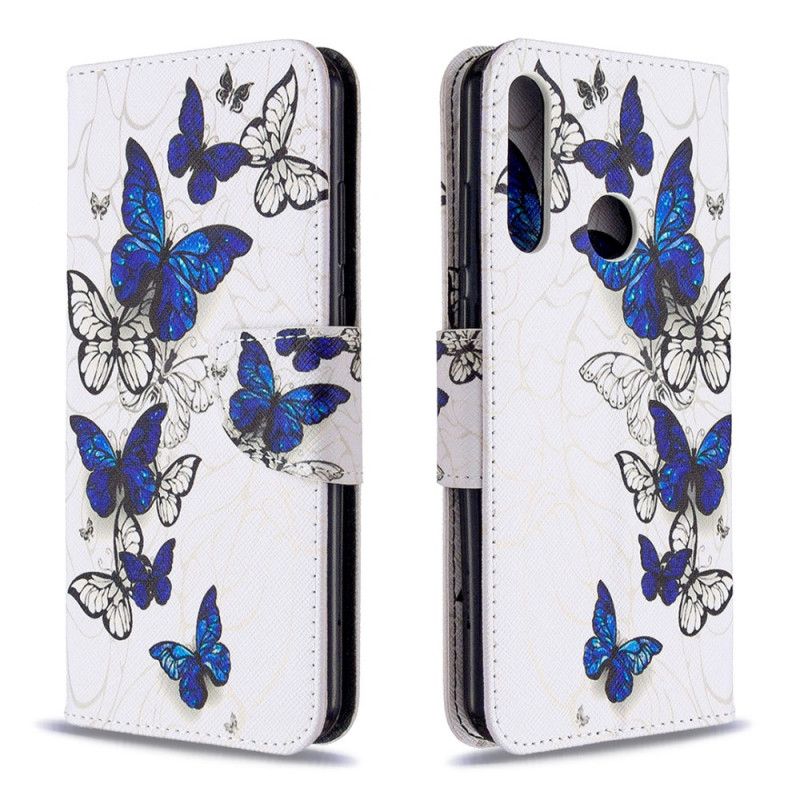 Lederhüllen Huawei Y6p Könige Schmetterlinge