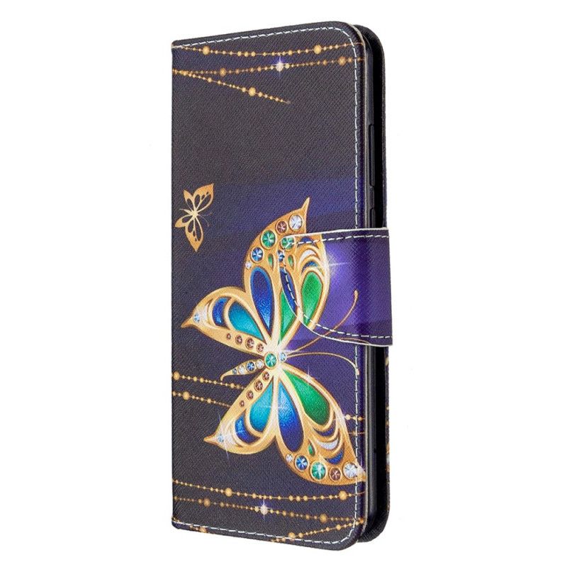 Lederhüllen Huawei Y6p Magischer Schmetterling