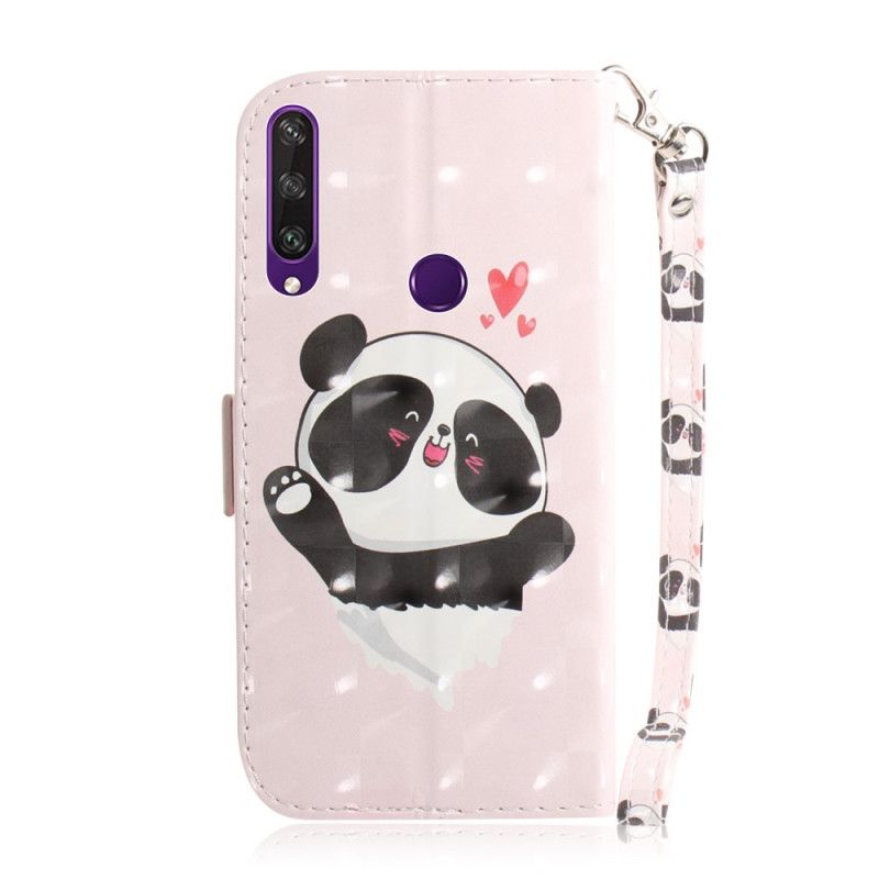 Lederhüllen Huawei Y6p Panda Liebe Mit Tanga