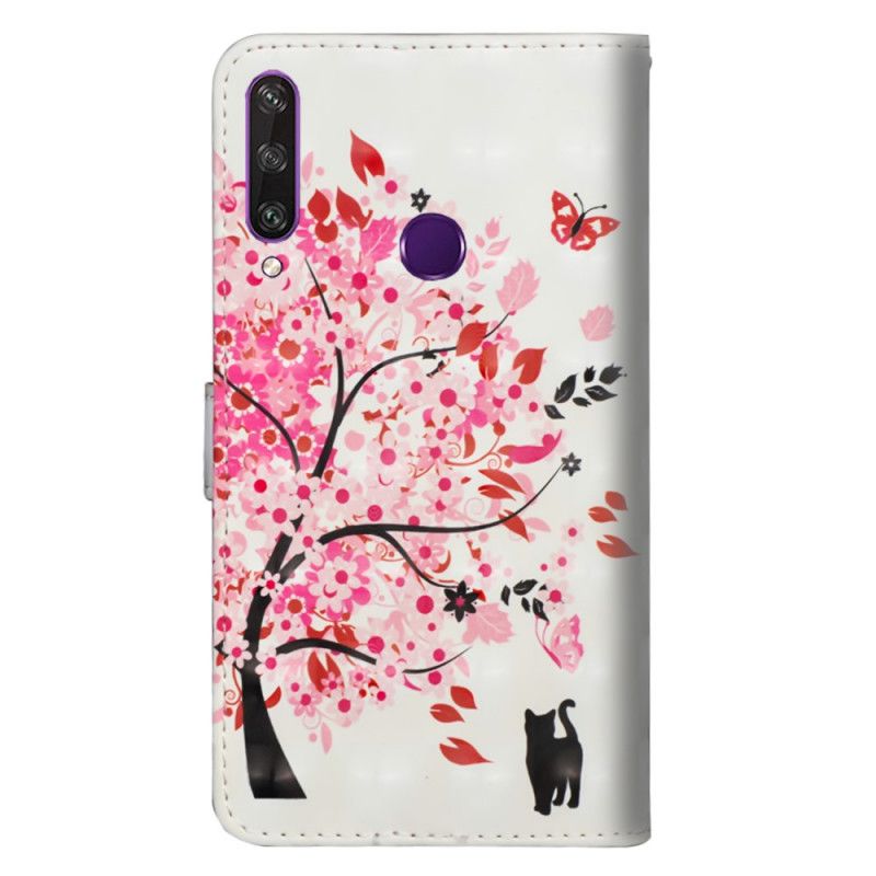 Lederhüllen Huawei Y6p Rosa Baum