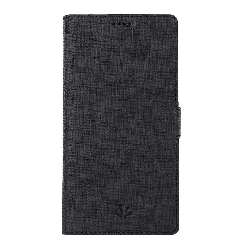 Flip Case Für Samsung Galaxy Note 20 Schwarz Texturiertes Vili Dmx