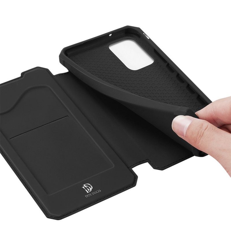 Flip Case Samsung Galaxy Note 20 Schwarz Magnetischer Dux Ducis