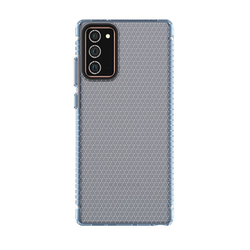 Hülle Für Samsung Galaxy Note 20 Schwarz Design Wabenstil