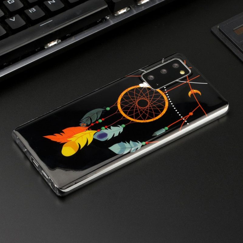 Hülle Samsung Galaxy Note 20 Einzigartiger Fluoreszierender Traumfänger