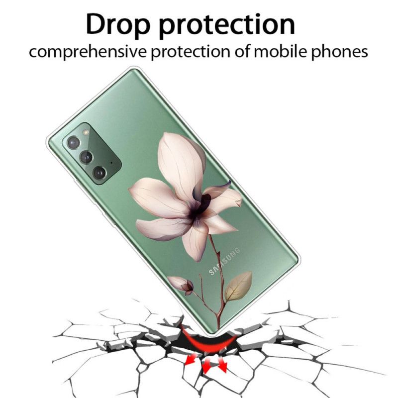 Hülle Samsung Galaxy Note 20 Handyhülle Premium Blumen