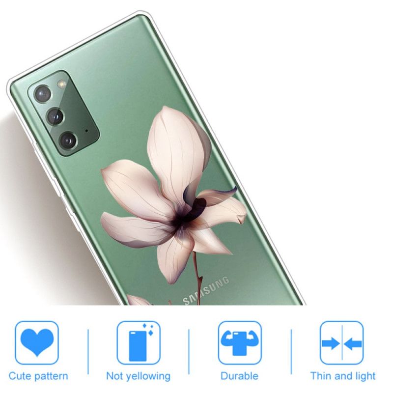 Hülle Samsung Galaxy Note 20 Handyhülle Premium Blumen