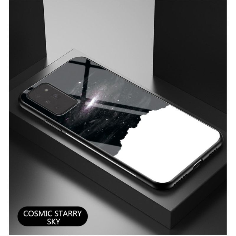 Hülle Samsung Galaxy Note 20 Schwarz Schönheit Gehärtetes Glas