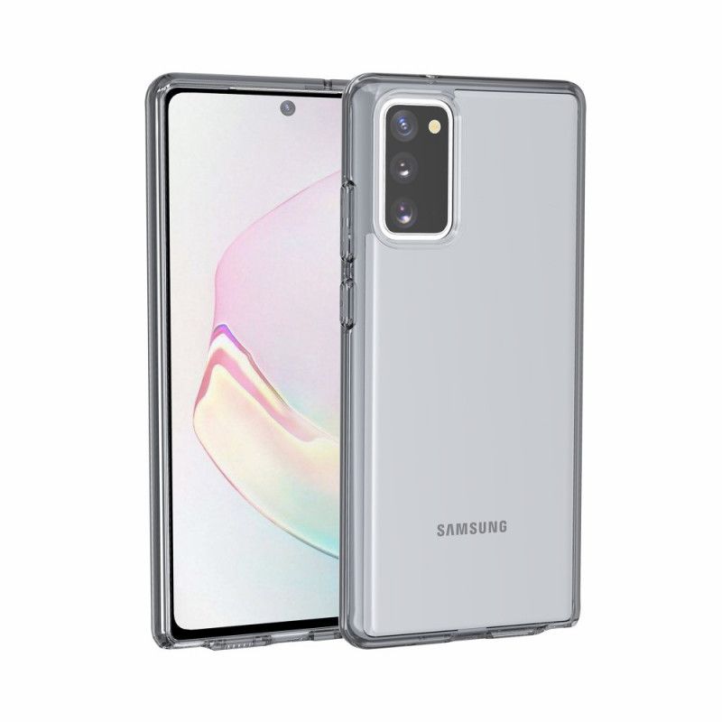 Hülle Samsung Galaxy Note 20 Schwarz Transparent Gefärbt