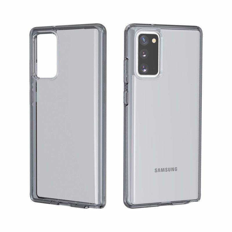 Hülle Samsung Galaxy Note 20 Schwarz Transparent Gefärbt