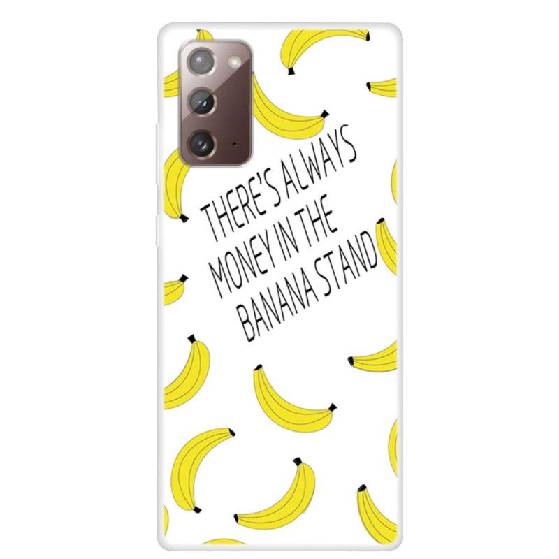 Hülle Samsung Galaxy Note 20 Transparentes Bananengeld