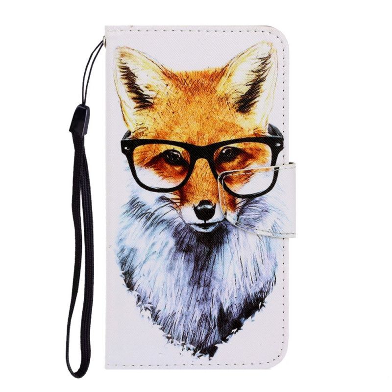 Lederhüllen Für Samsung Galaxy Note 20 Nerd-Tanga-Fuchs