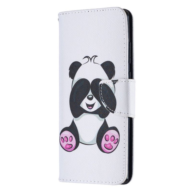Lederhüllen Samsung Galaxy Note 20 Handyhülle Lustiger Panda