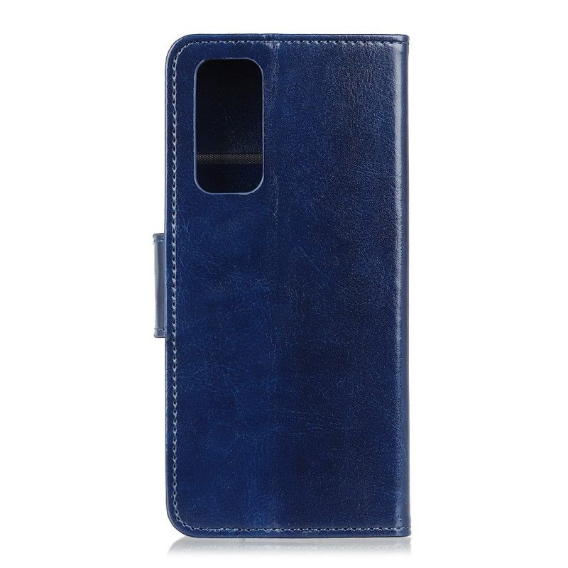 Lederhüllen Samsung Galaxy Note 20 Schwarz Glänzender Ledereffekt