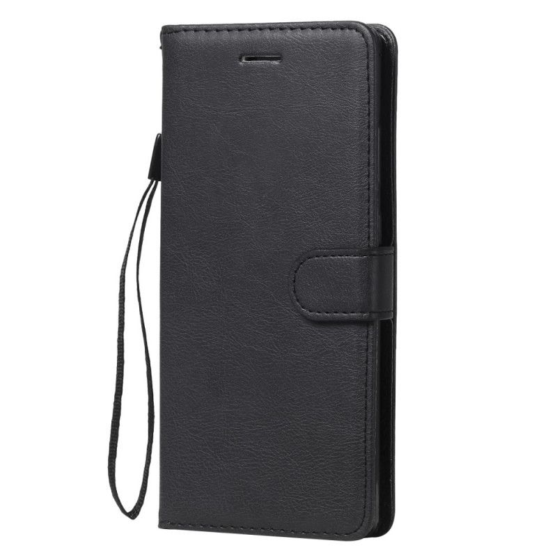 Lederhüllen Samsung Galaxy Note 20 Schwarz Standard-Kunstleder