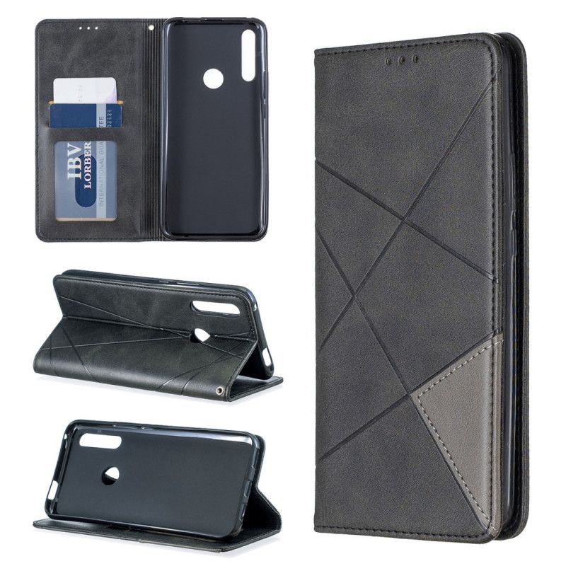 Flip Case Huawei P Smart Z Schwarz Künstlerstil