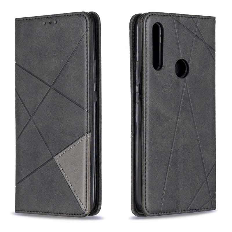 Flip Case Huawei P Smart Z Schwarz Künstlerstil